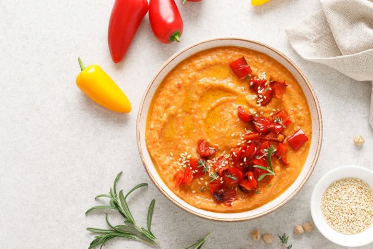Roasted Red Pepper Hummus Recipe Vitacost Blog