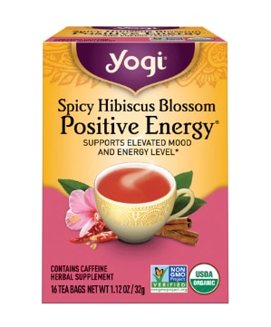Yogi Positive Energy Tea Spicy Hibiscus Blossom