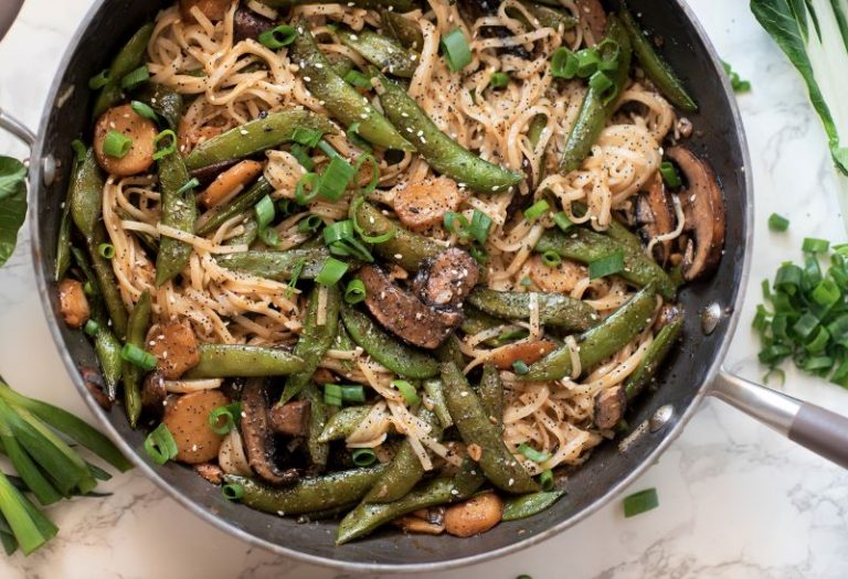 Easy Veggie Rice Noodle Bowl Vitacost Blog