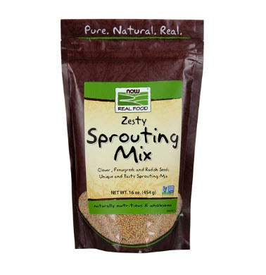 NOW Real Food Zesty Sprouting Mix