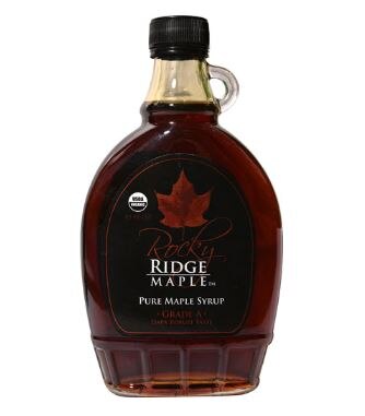 Rocky Ridge Maple Pure Maple Syrup Grade A Dark Robust