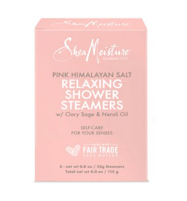 SheaMoisture Pink Himalayan Salt Relaxing Shower Steamers with Shea Butter
