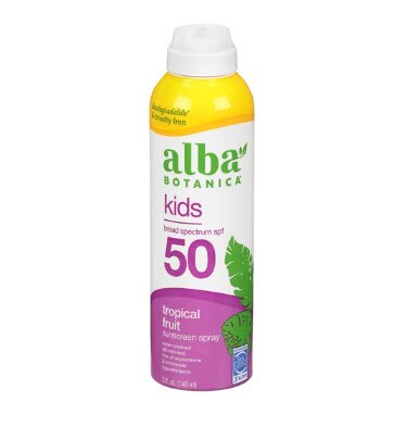 Alba Botanica Active Kids Clear Spray Very Emollient Sunscreen