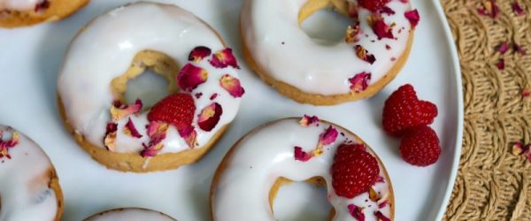 Baked Donuts Recipe: Gluten-Free Raspberry with Almond Icing