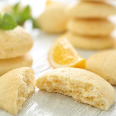 Glazed Lemon Ricotta Cookies