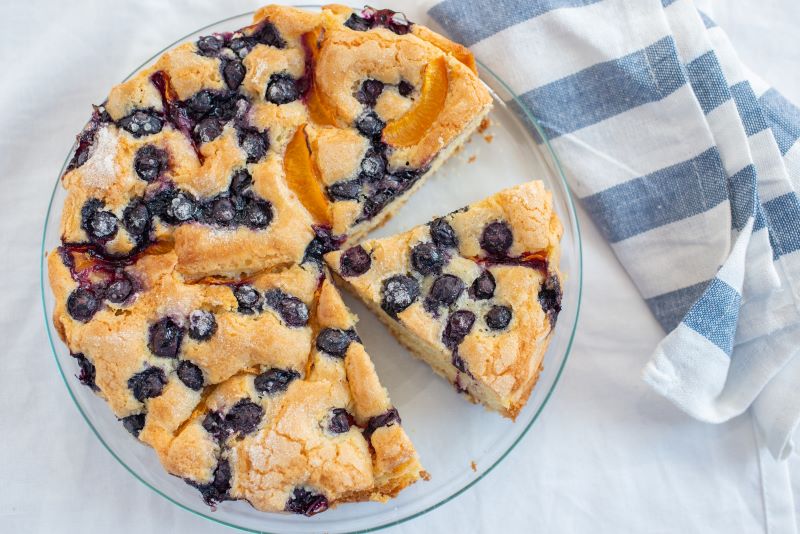 Apricot Blueberry Cake Recipe