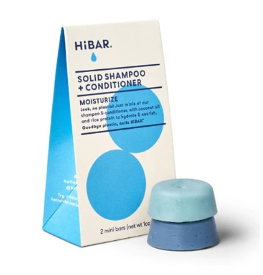 HiBar Moisturize Shampoo & Conditioner Bar Set