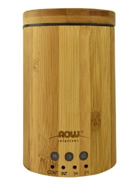 NOW Solutions Real Bamboo Ultrasonic Oil Diffuser