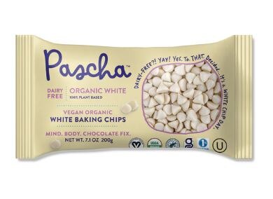 Pascha Organic White Baking Chips With Rice Powder