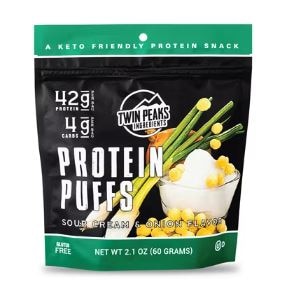 Twin Peaks Ingredients Protein Puffs Sour Cream & Onion