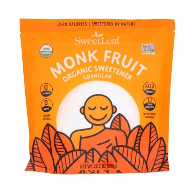 Wisdom Natural Sweet Leaf Monk Fruit Granular Organic Sweetener
