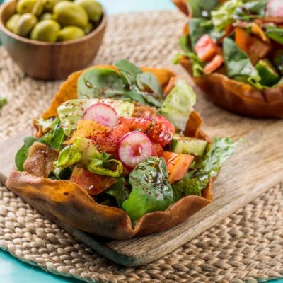 Fattoush Salad with Sumac Dressing