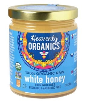 Heavenly Organics Raw White Honey