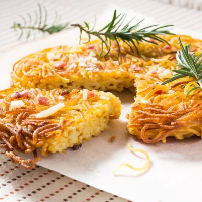 Vegan Spaghetti Pie