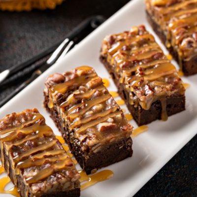Gluten-Free Turtle Brownies Recipe