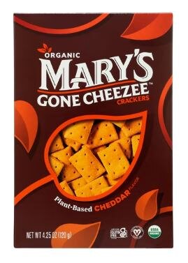 Mary's Gone Cheezee Organic Plant Based Crackers