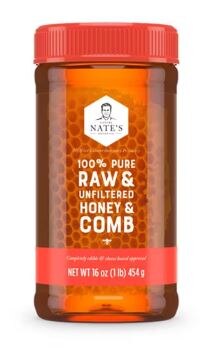 Nature Nate's Natural Raw & Unfiltered Honey and Comb