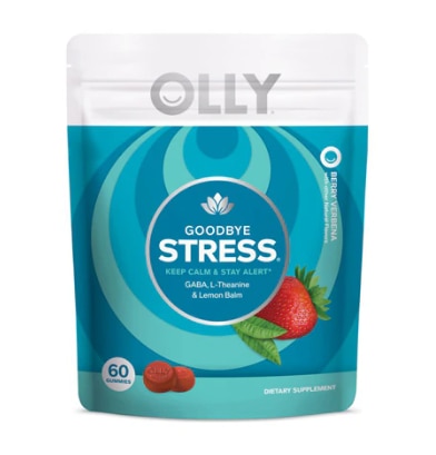 Olly Goodbye Stress Gummies Berry Verbena