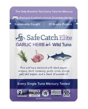 Safe Catch Elite Garlic Herb Wild Tuna