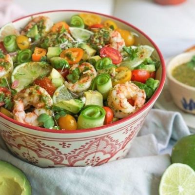 Shrimp Avocado Salad with Lime