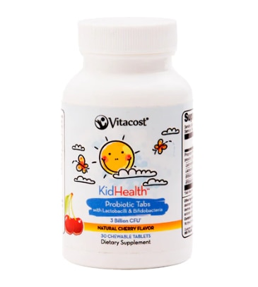 Vitacost KidHealth Probiotic Tabs for Kids Cherry