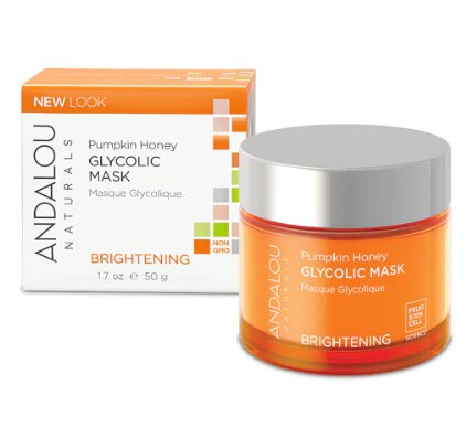 Andalou Naturals Brightening Glycolic Mask Brightening Pumpkin Honey