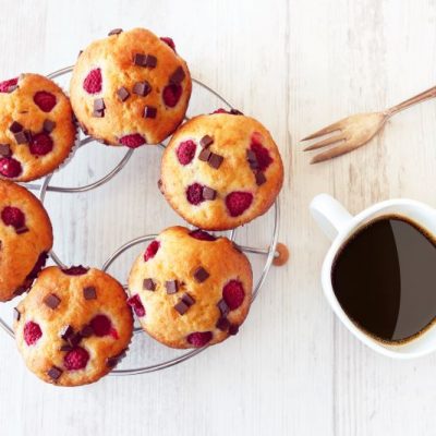 Chocolate Chunk Raspberry Muffins