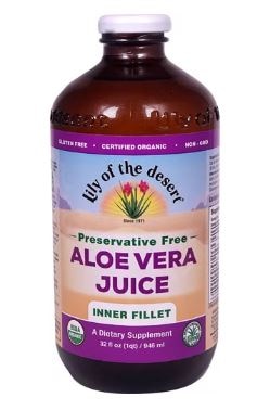 Lily of the Desert Organic Aloe Vera Juice Inner Fillet Preservative Free