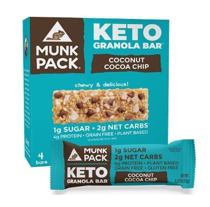 Munk Pack Keto Granola Bar Coconut Cocoa Chip