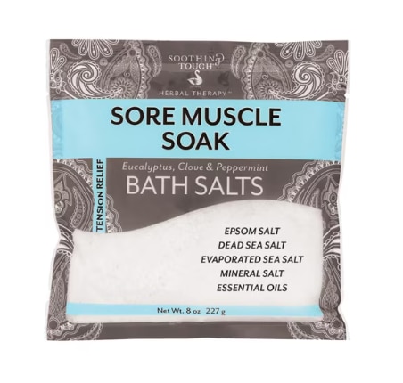 Soothing Touch Sore Muscle Soak Eucalyptus, Clove & Peppermint Bath Salts