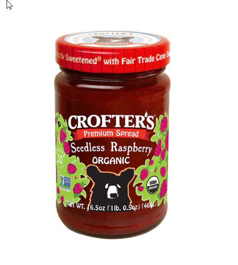 Crofters Organic Fruit Spread - Raspberry