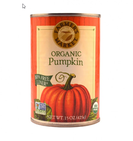 Farmer's Market Organic Pumpkin Puree