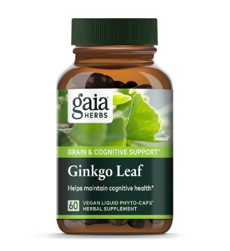 Gaia Herbs Single Herbs Ginkgo Leaf