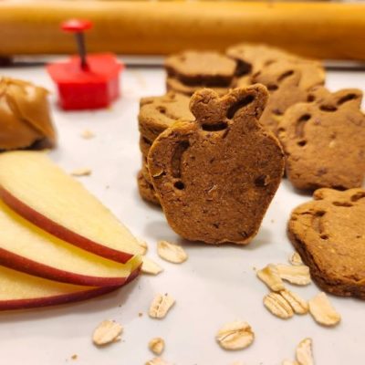 Oats & Apple Healthy Homemade Dog Treats