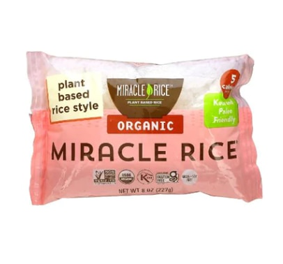 Miracle Noodle Organic Shirataki Rice Gluten Free