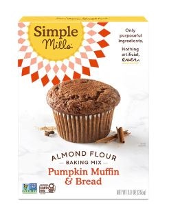 Simple Mills Almond Flour Muffin & Bread Mix Gluten Free Pumpkin