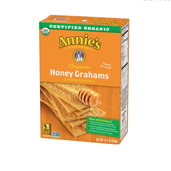 Annie's Homegrown Organic Honey Grahams Graham Crackers