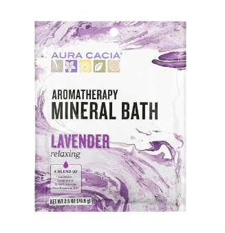 Aura Cacia Aromatherapy Mineral Bath Lavende