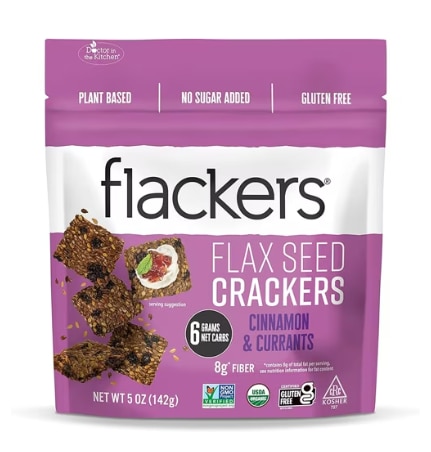 Doctor In The Kitchen Flackers Flax Seed Crackers