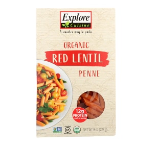 Explore Cuisine Organic Red Lentil Penne