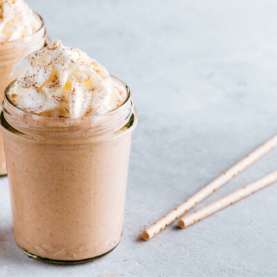 Vegan Pumpkin “Milkshake” With Coconut Whipped Cream