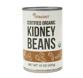 Vitacost Certified Organic Kidney Beans - Non-GMO and Gluten Free