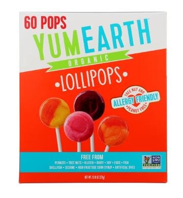 Yum Earth Non-GMO Organic Lollipops Assorted Fruit