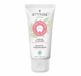 Attitude Baby Leaves Fluoride Free Gel Training Toothpaste