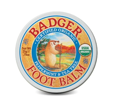Badger Organic Foot Balm Peppermint and Tea Tree