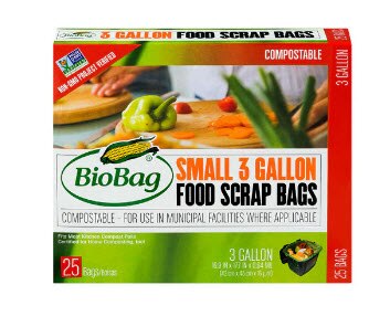 Biobag 3 Gallon Food Scrap Bags