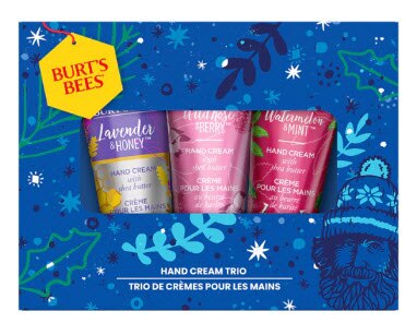 Burt's Bees Hand Cream Trio Holiday Gift Set