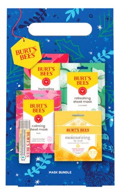 Burt's Bees Mask Bundle and Lip Balm Holiday Gift Set