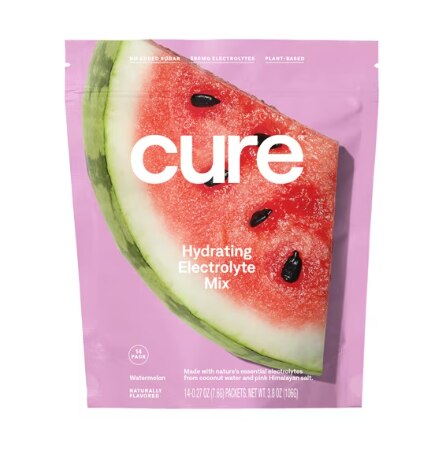Cure Hydration Hydrating Electrolyte Drink Mix Watermelon