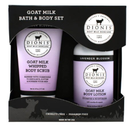 Dionis Goat Milk Bath & Body Set Lavender Blossom